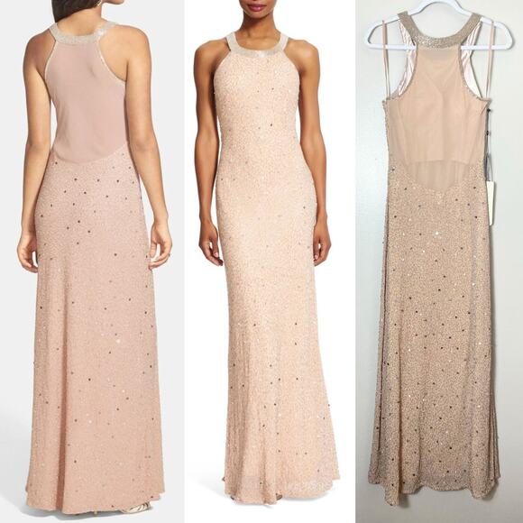 NWT ADRIANNA PAPELL DRESS GOWN 14 MOTHER OF THE BRIDE FORMAL EVENING WEDDING - Picture 4 of 14